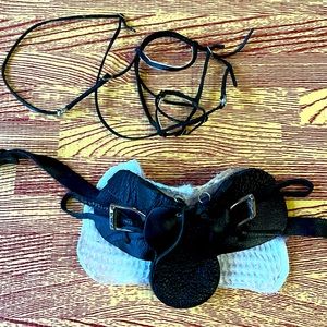 Breyer Traditional Scale Dressage Tack Set Saddle + Bridle - GUC